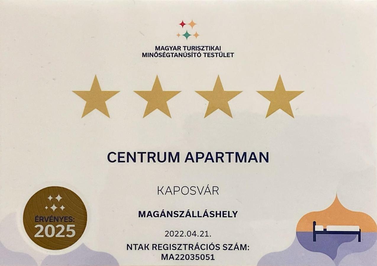 Centrum Apartman Kaposvár 外观 照片